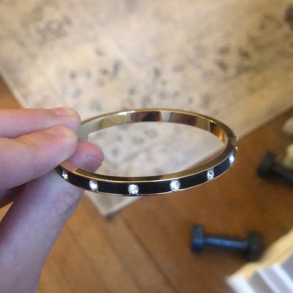 Kate Spade Black Studded Bracelet